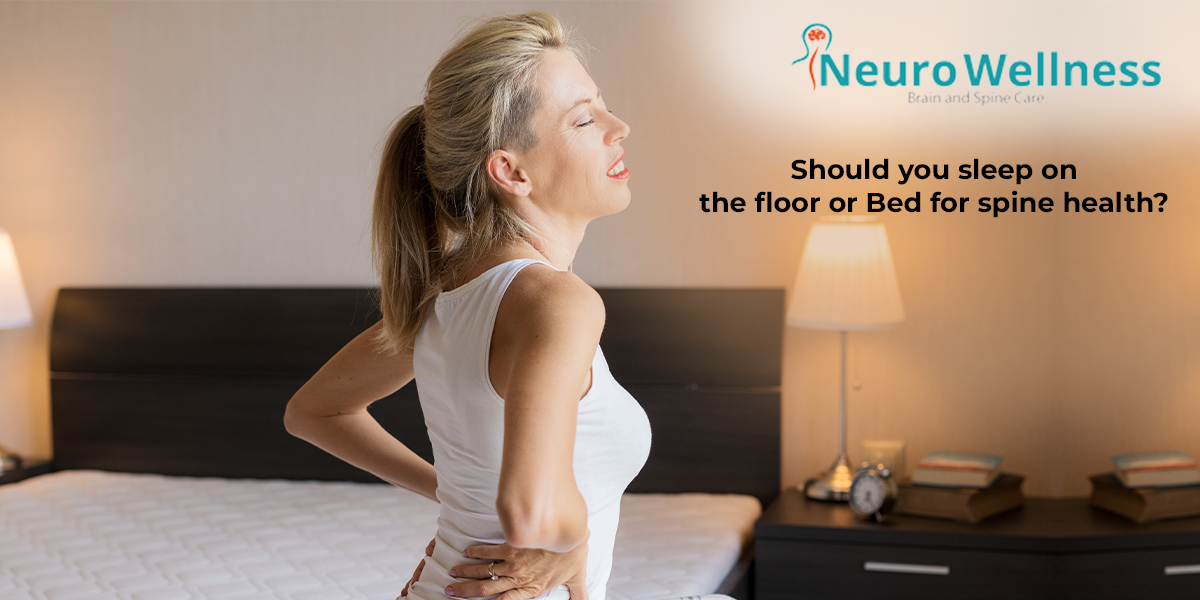 Should you sleep on the floor or Bed for spine health?